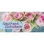 Gutschein Floristik - Rosenblüten