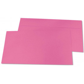 Briefumschläge, DIN-lang - rosa