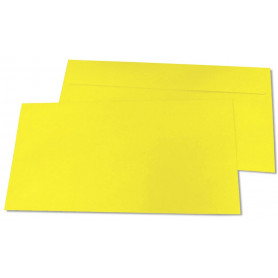 Briefumschläge, DIN-lang - gelb